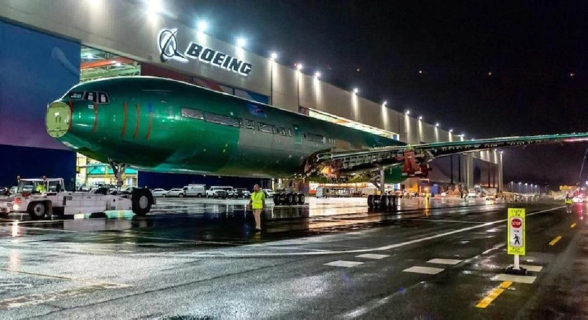 เผยภาพแรกโบอิ้ง 777 รุ่นใหม่