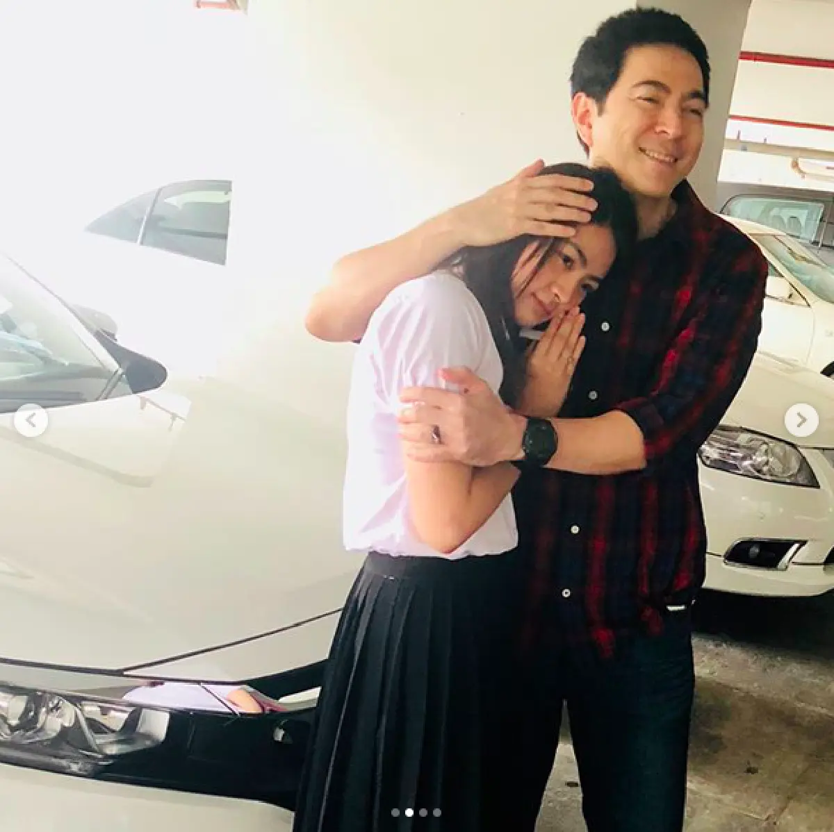 “น้องมายด์” แฮปปี้หนักมาก หลัง “พ่อแซม” ถอยรถป้ายแดงให้ขับไปเรียนเองได้