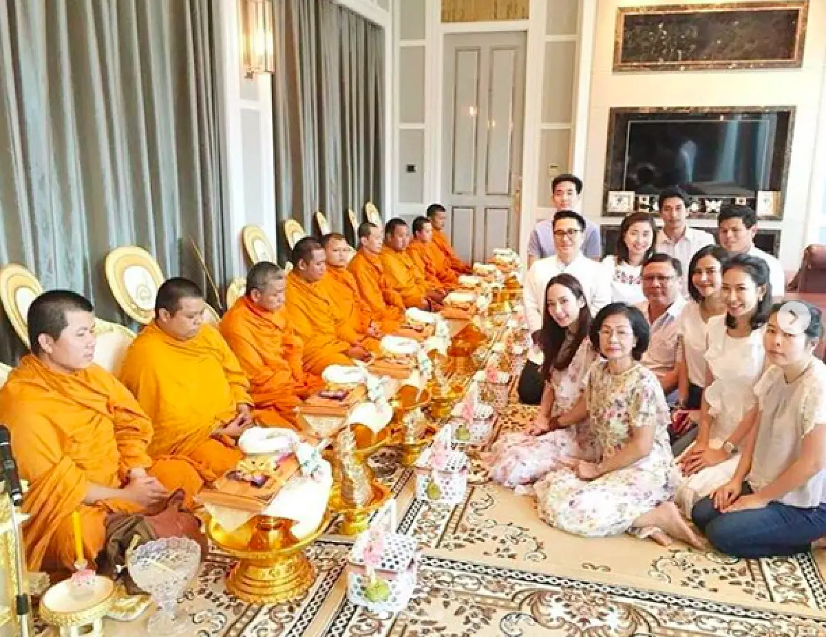 ฤกษ์งามยามดี "อั้ม” เปิดบ้านทำบุญ หลังออกจากโรงพยาบาลได้ไม่ถึงอาทิตย์