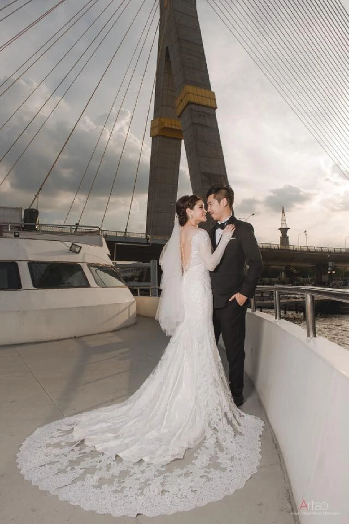 พรีเวดดิ้งสุดหรูอดีตนางเอก "แนท เอวิตรา" บนเรือสำราญที่ถูกขอแต่งงาน