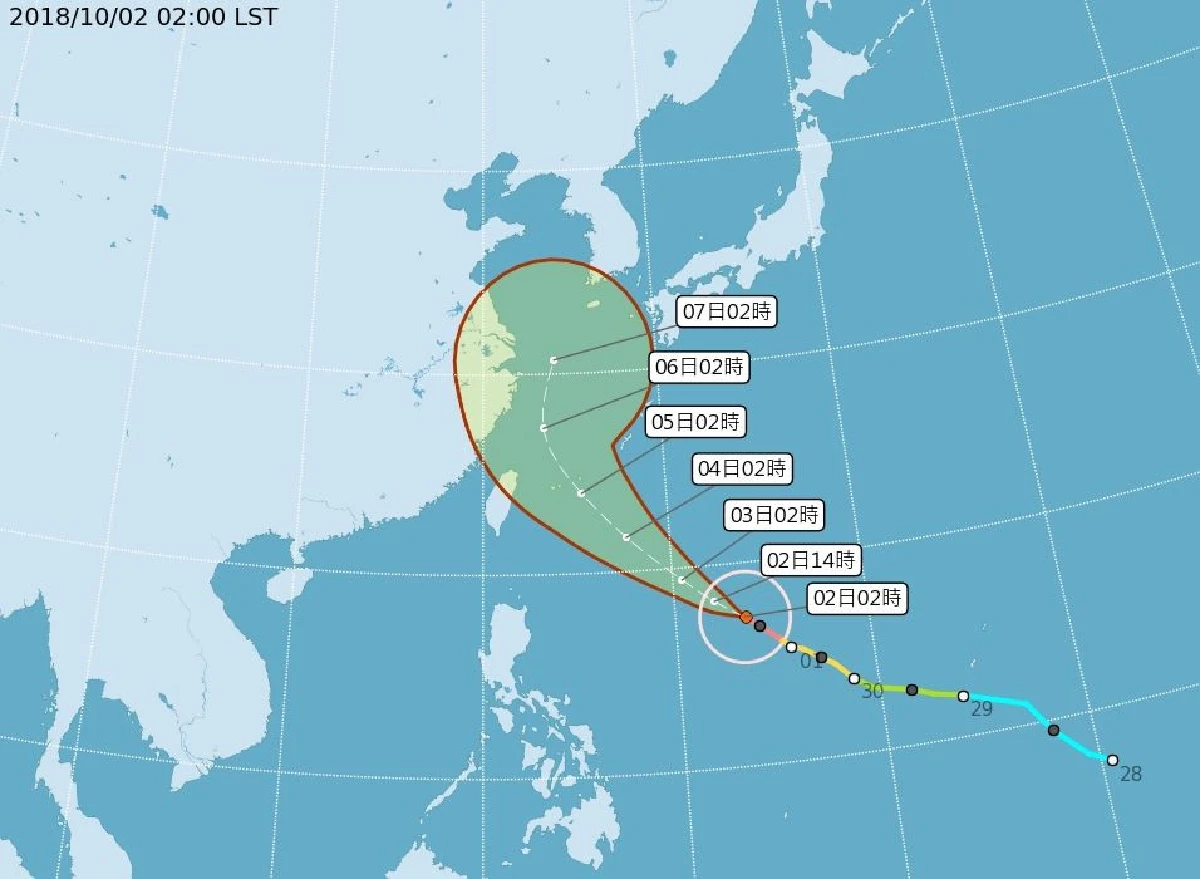 ไต้หวัน-ญี่ปุ่น ลุ้นซุปเปอร์ไต้ฝุ่น "กองเรย" ขึ้นฝั่ง