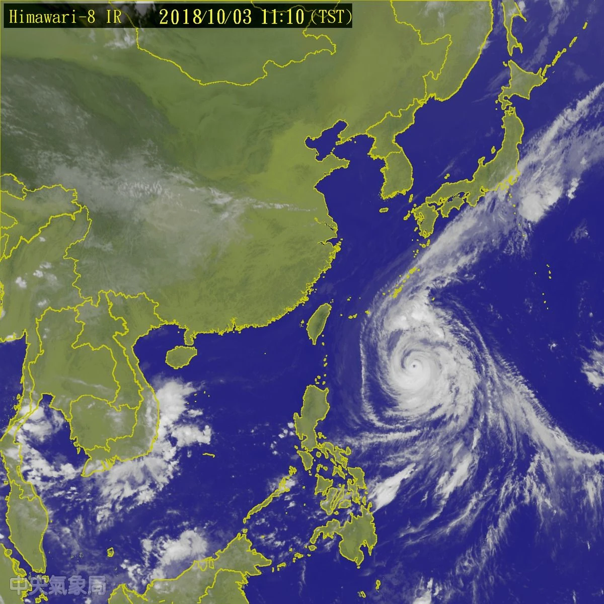 ไต้หวันรอด "กองเรย" ขึ้นเหนือ คาดเกาหลี-ญี่ปุ่นกระทบหนัก