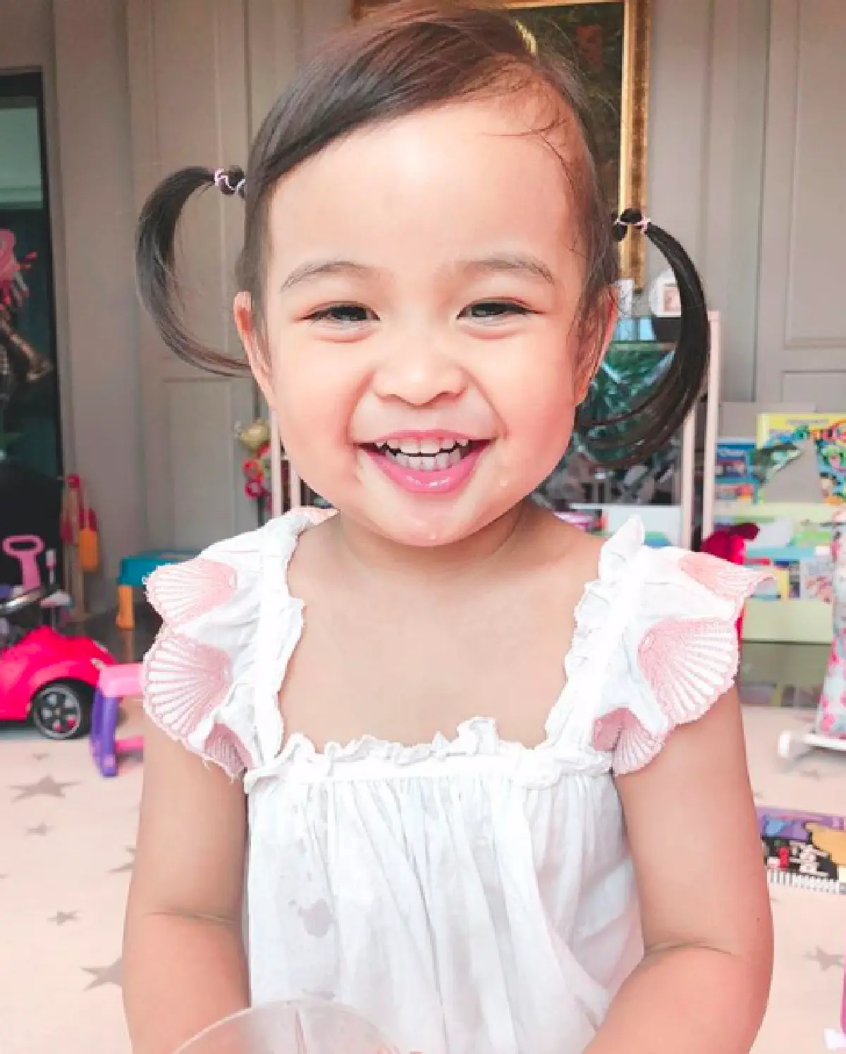 ตามแม่มาติดๆ “น้องเจ้าขา” ลีลาไม่ธรรมดา ฝึกโยคะกับ “แม่กระแต” ท่ายากมาหมด