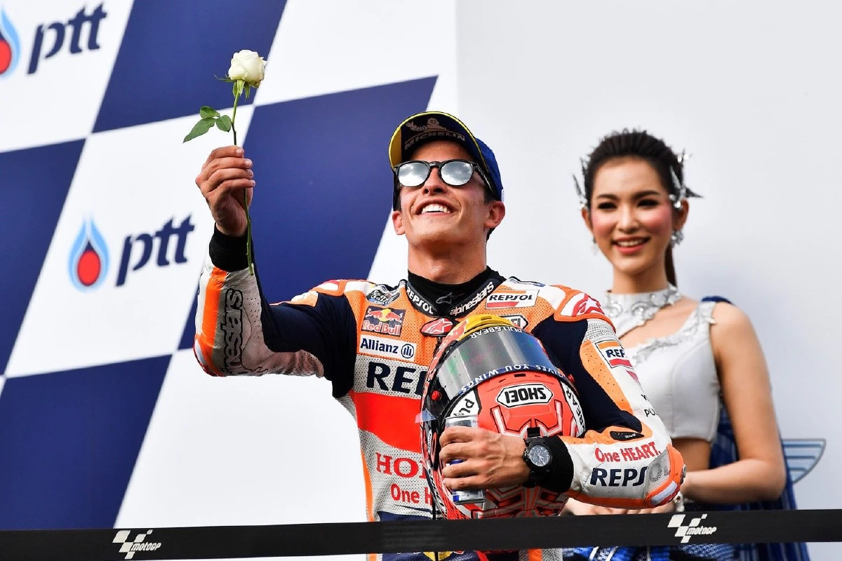 "มาร์เกซ" ปาดแซงโค้งสุดท้ายผงาดแชมป์โมโตจีพีไทย