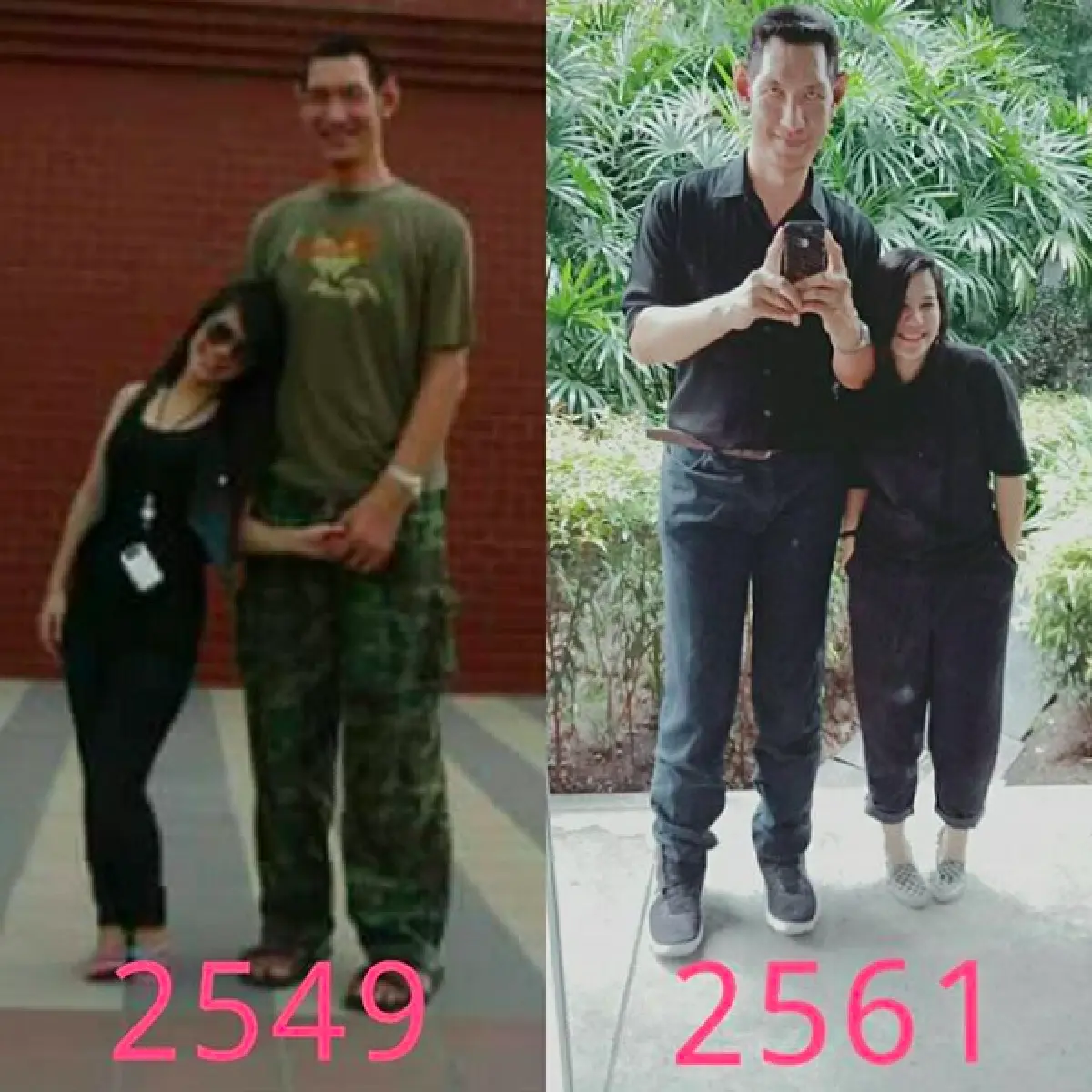 12 ปีไม่เคยเปลี่ยน! "โยกเยก เชิญยิ้ม” โพสต์ภาพหวานเทียบอดีตกับปัจจุบัน กับรักแท้ไม่มีแบ่งไซส์