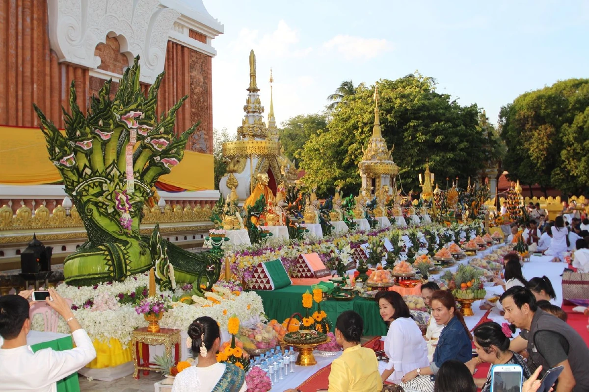 ไทย-ลาวคึก!รวมพิธีบูชาพญานาคครบ61ปีรักษาพระธาตุพนม