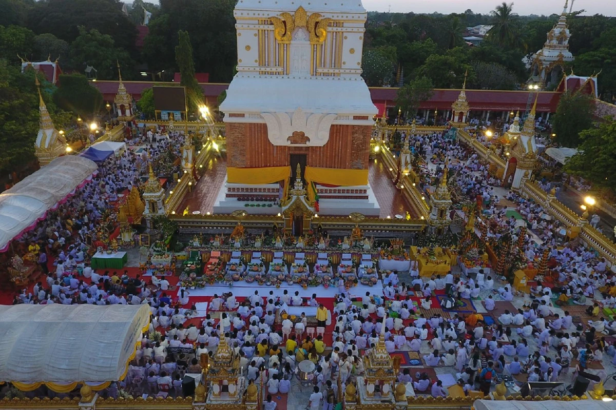 ไทย-ลาวคึก!รวมพิธีบูชาพญานาคครบ61ปีรักษาพระธาตุพนม