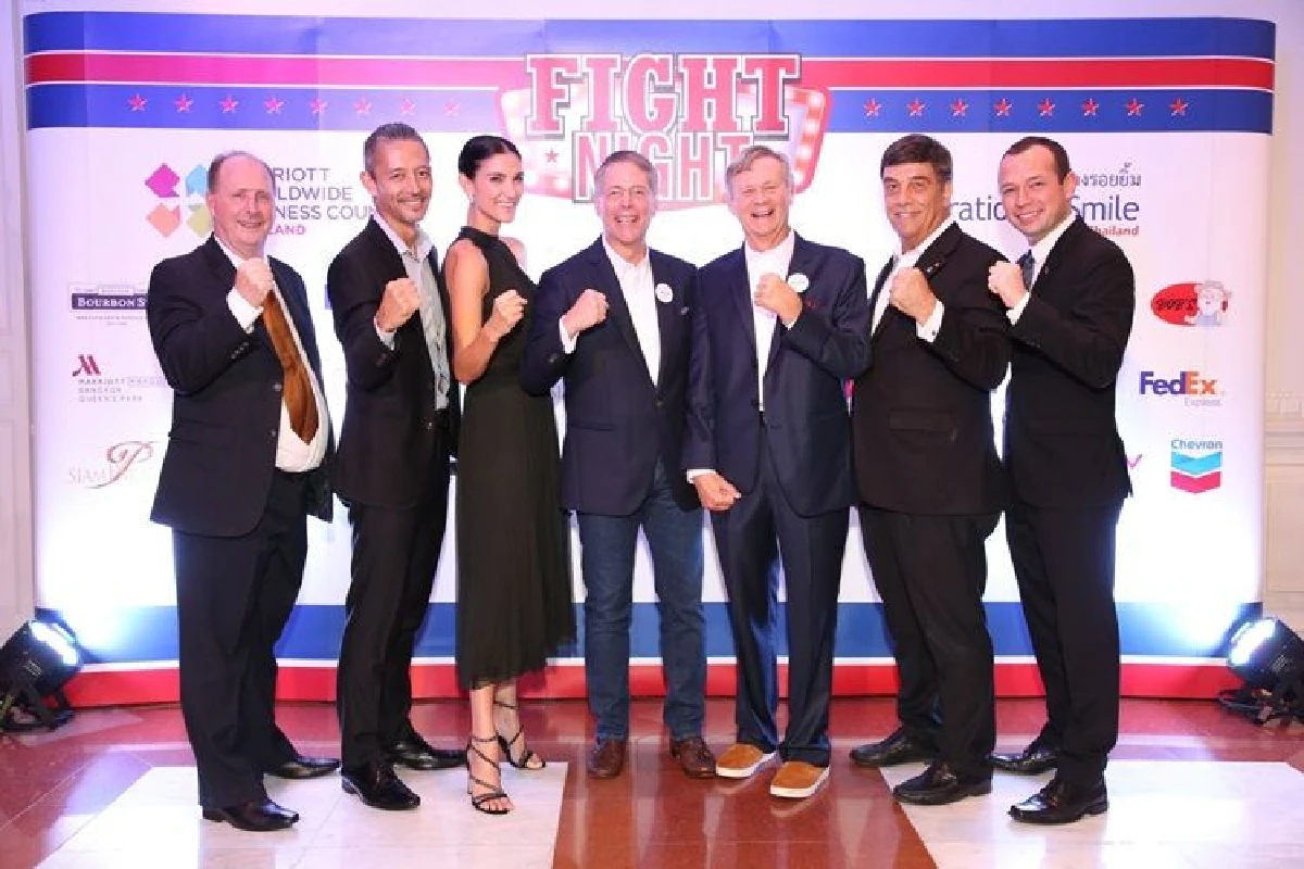 Marriott Thailand Business Council และมูลนิธิสร้างรอยยิ้ม ประเทศไทย (Operation Smile Thailand) เป็นเจ้าภาพจัดงาน Fight Night  นำรอยยิ้มคืนแก่เด็กๆที่มีภาวะปากแหว่งเพดานโหว่