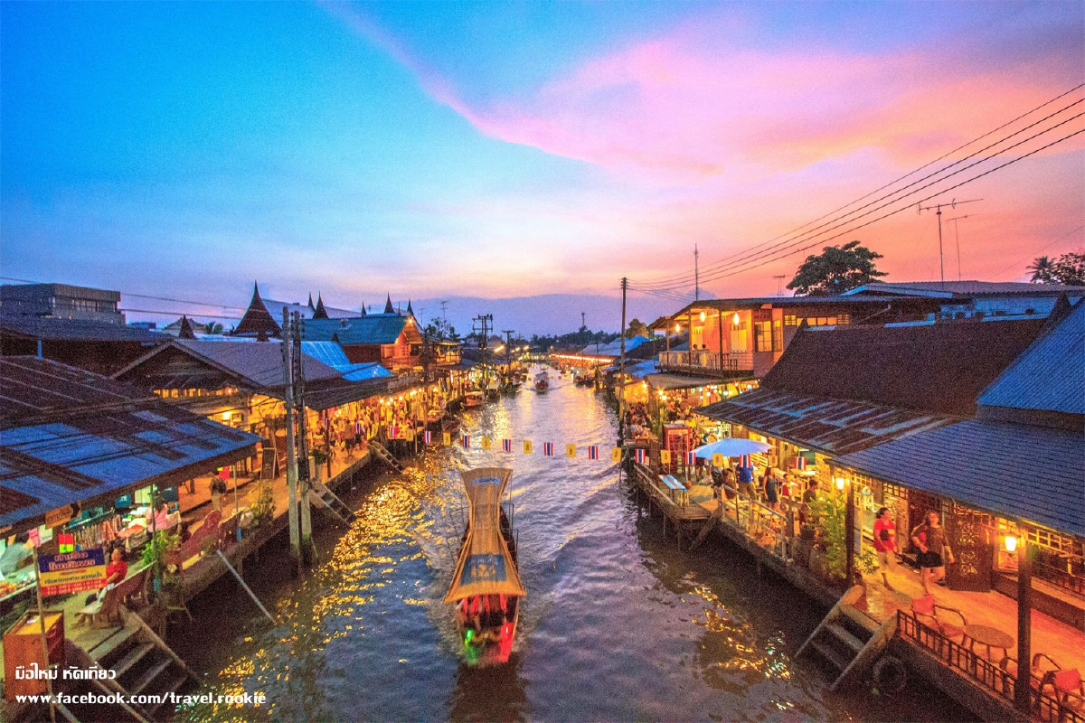 กลับมาอีกครั้ง ตลาดน้ำอัมพวา กลับมาอีกครั้ง ตลาดน้ำอัมพวา
