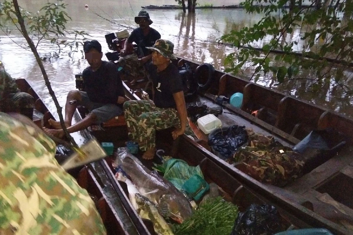 ตั้งข้อหาหนัก3นายพรานล่าปลาแข้ยักษ์หายากราคาแพงกลางแก่งน้ำโจน