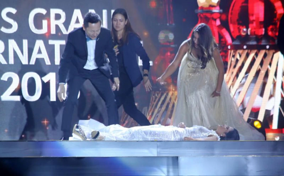 นางงามปารากวัยดีใจจนช็อก ล้มคาเวทีหลังรู้ผลประกวด