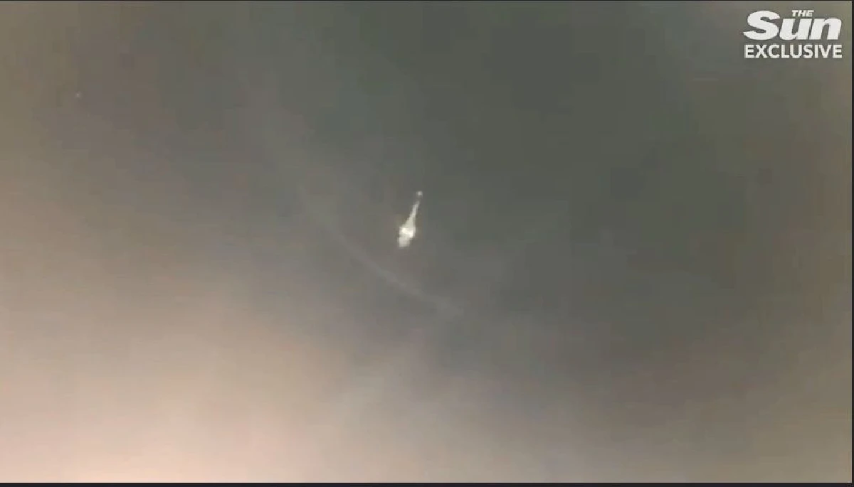 สื่ออังกฤษเผยคลิปจากในสนามเลสเตอร์บันทึกนาทีเฮลิคอปเตอร์ตก