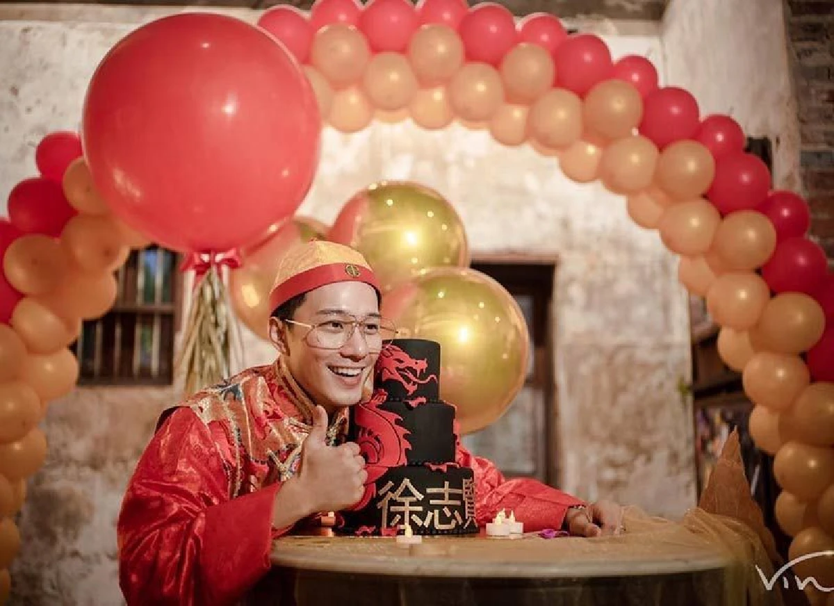 ทุ่มทุนสร้าง! กุ๊บกิ๊บ แต่งชุดจีนทั้งบ้าน เชิดมังกรฉลองวันเกิดให้ บี้ เคพีเอ็น