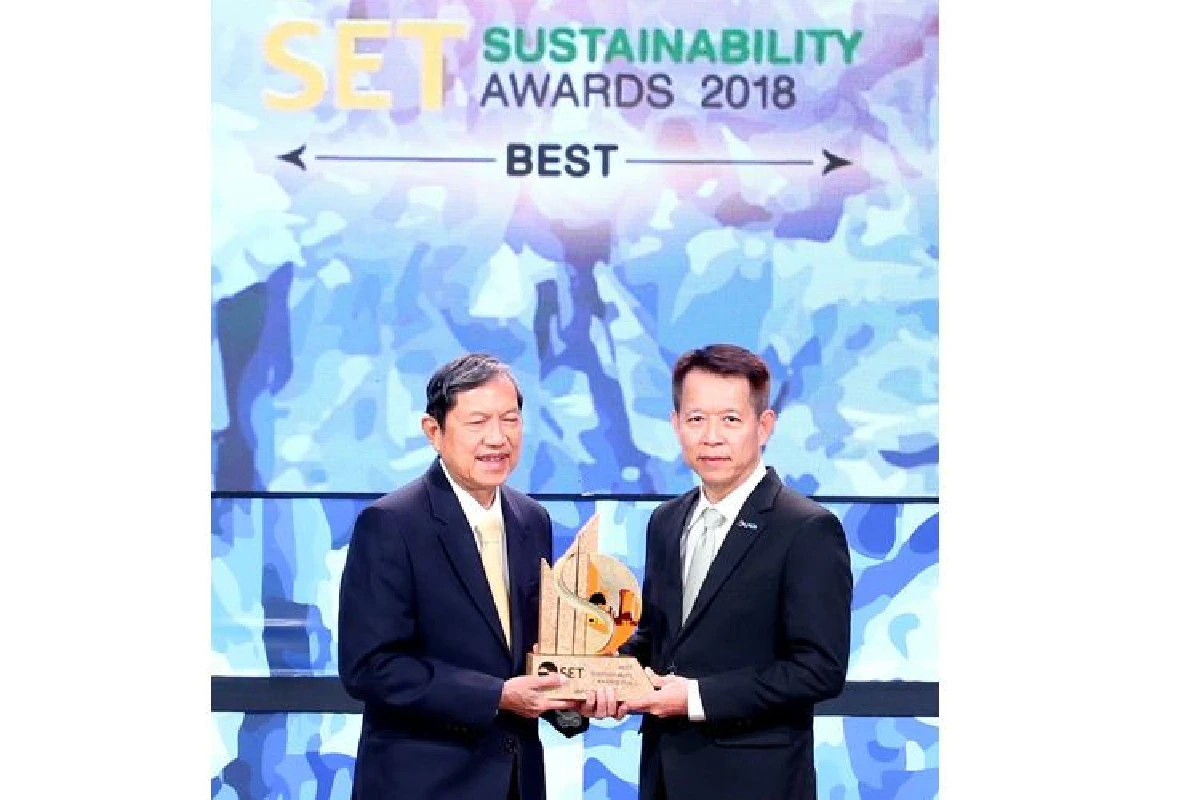 IRPC รับรางวัลยอดเยี่ยมด้านความยั่งยืน Best SET Sustainability Awards 2018 และรางวัลหุ้นยั่งยืน Thailand Sustainability Investment (THSI)