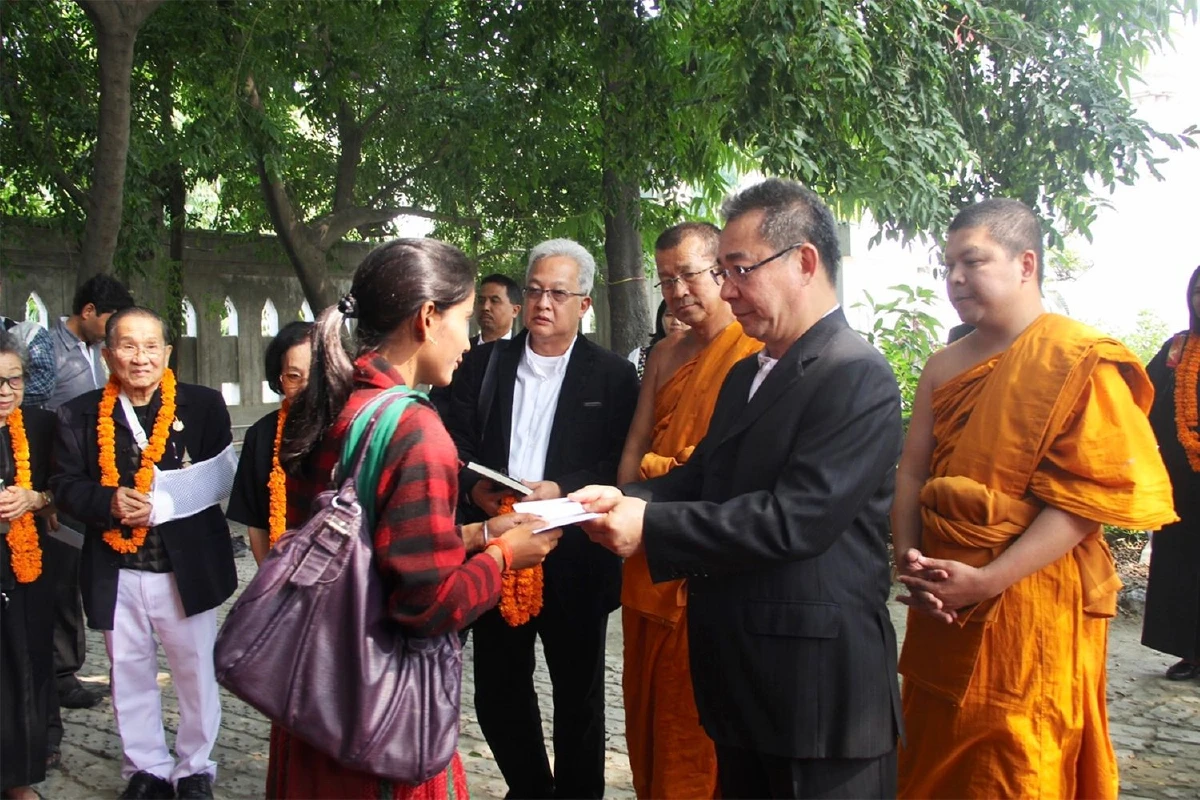 "วิชัย ศรีวัฒนประภา" มหาอุบาสกพุทธภูมิ