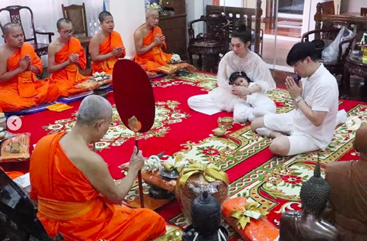 แม้จะป่วยแต่ใจสู้! “น้องมายู” ตื่นเช้าทำบุญวันเกิดครบ 4 ขวบ ที่วัดสุทัศนเทพวราราม