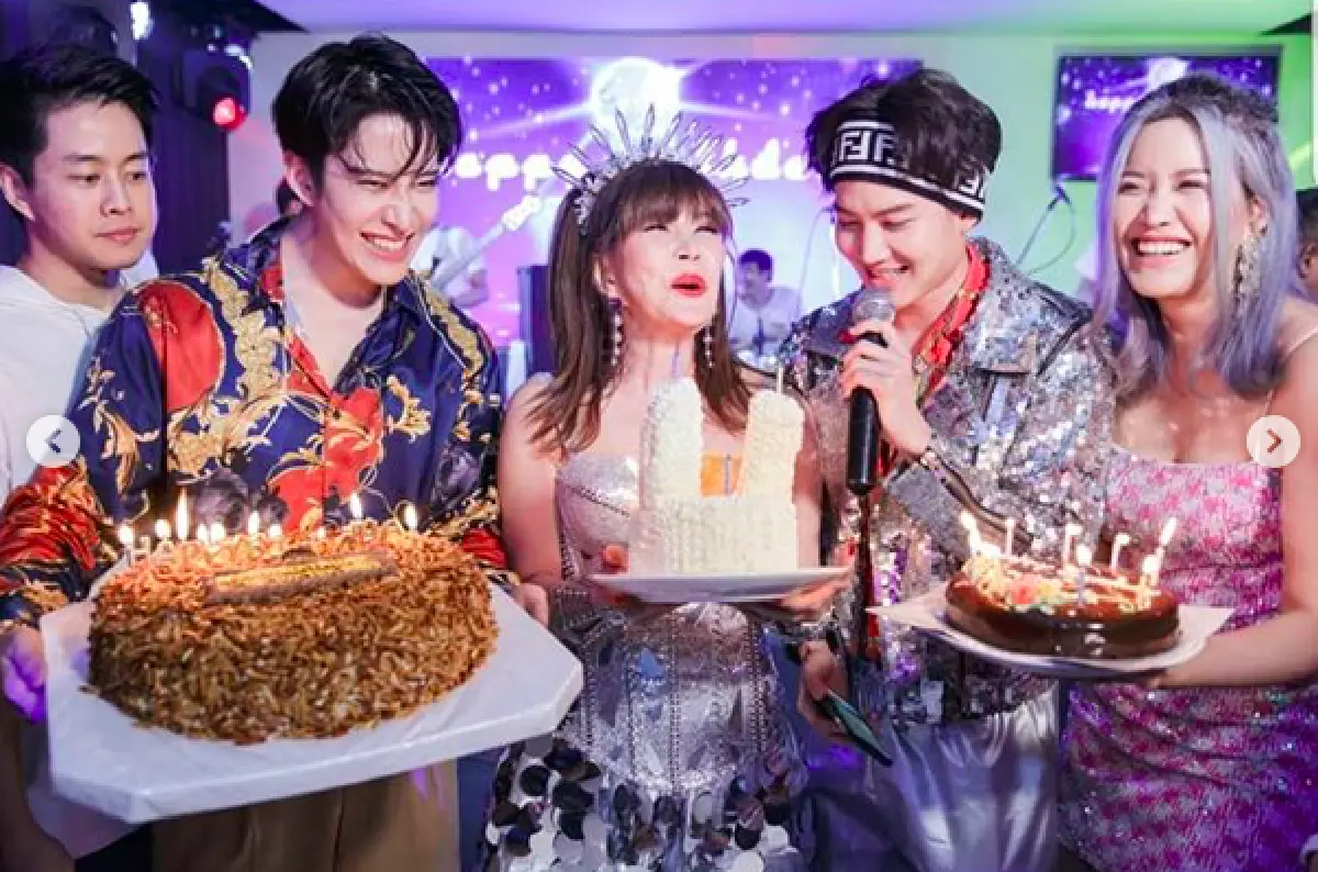ภาพบรรยากาศงานปาร์ตี้วันเกิดสุดแซ่บของ “แม่ตุ๊ก” ในธีม Disco สุดมันส์