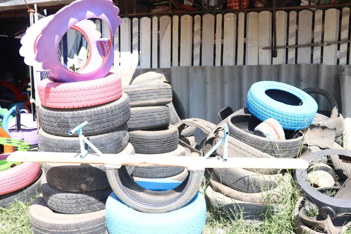 ไอเดียเจ๋ง!รับซื้อยางรถเก่าแปลงเป็นเงินสร้างรายได้เสริมเลี้ยงครอบครัว
