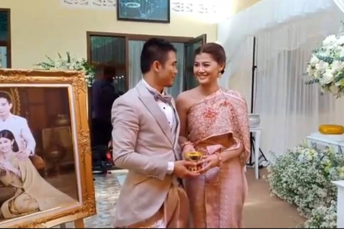 ชื่นมื่น! "เจ้าแหลม ศรีสะเกษ" วิวาห์หวาน "น้องจ๊ะจ๋า"