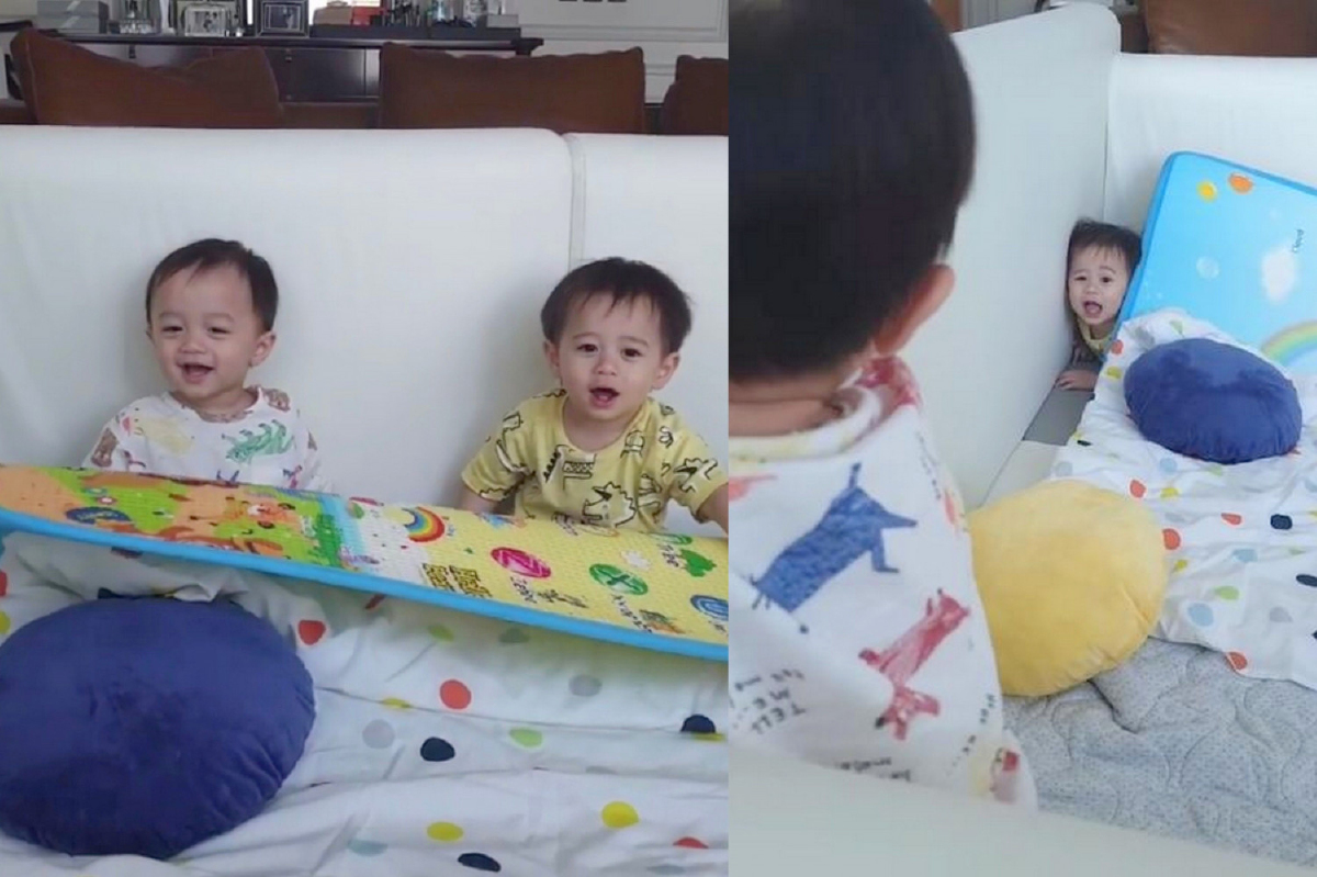 สองแฝดอารมณ์ดี! สายฟ้า-พายุ เล่นซ่อนแอบส่งเสียงหัวเราะลั่น (คลิป) สองแฝดอารมณ์ดี! สายฟ้า-พายุ เล่นซ่อนแอบส่งเสียงหัวเราะลั่น (คลิป)