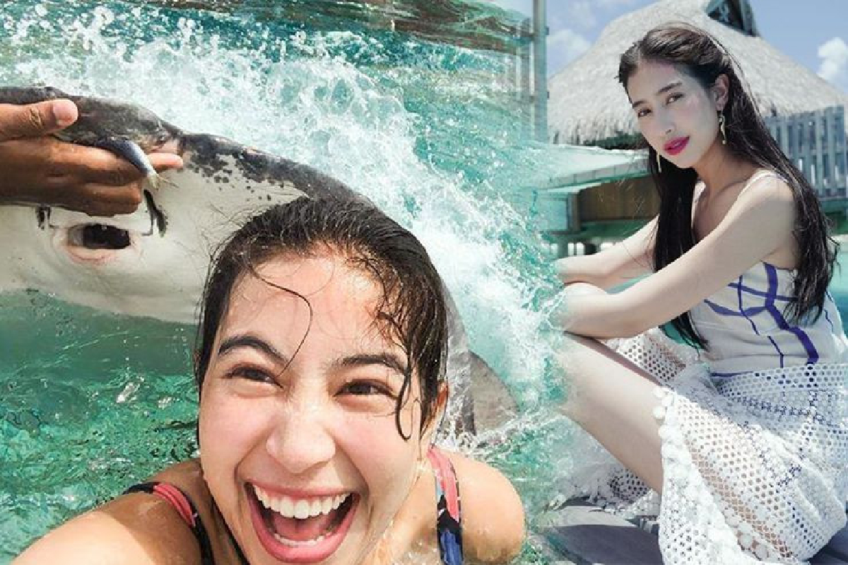 "มิ้นต์ ชาลิดา” อวดภาพสุดแฮปปี้ ว่ายน้ำเล่นกับฝูงปลากระเบนอย่างใกล้ชิดที่โบราโบร่า "มิ้นต์ ชาลิดา” อวดภาพสุดแฮปปี้ ว่ายน้ำเล่นกับฝูงปลากระเบนอย่างใกล้ชิดที่โบราโบร่า