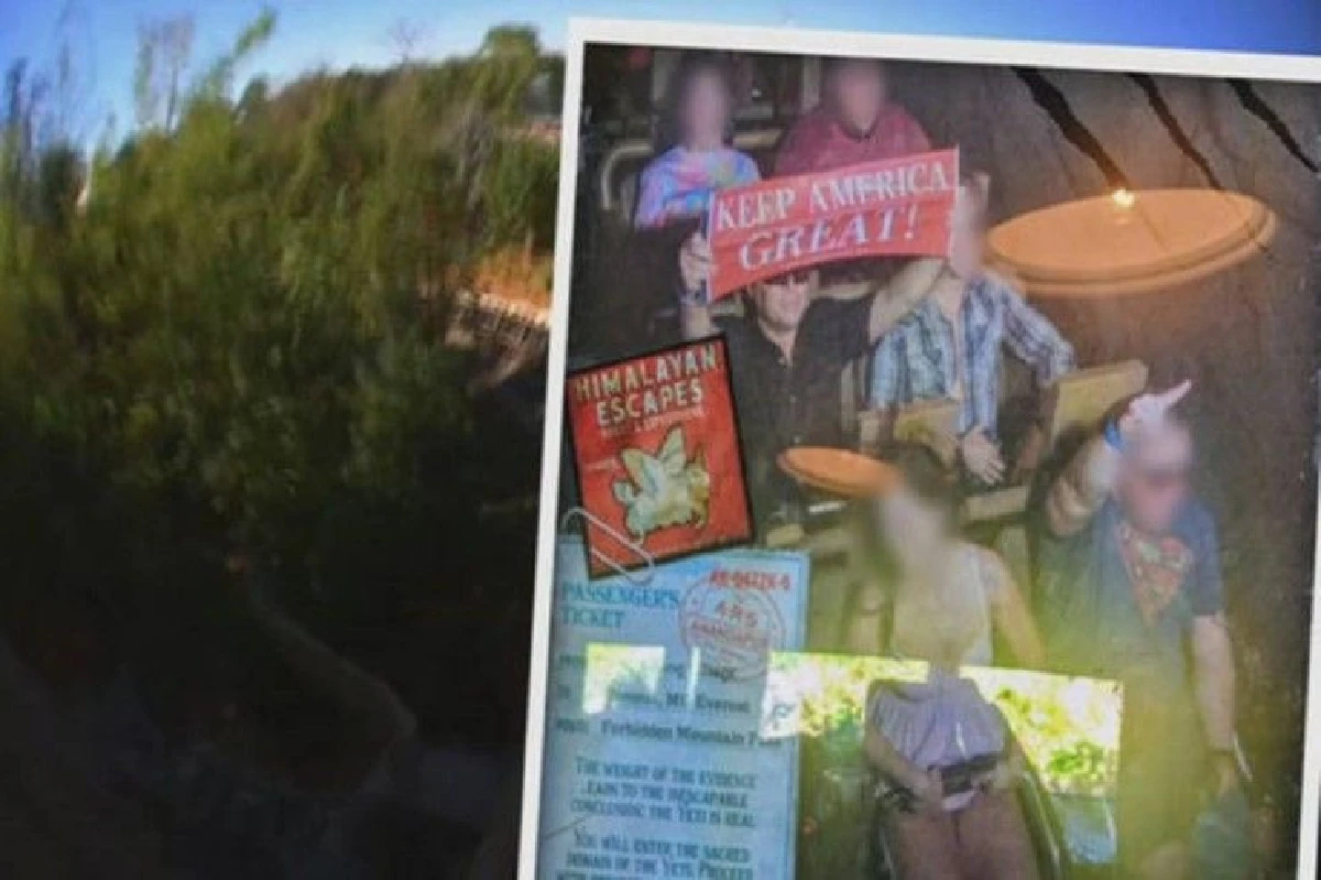 ดิสนีย์แบนหนุ่มสหรัฐฯชูป้ายหนุนทรัมป์