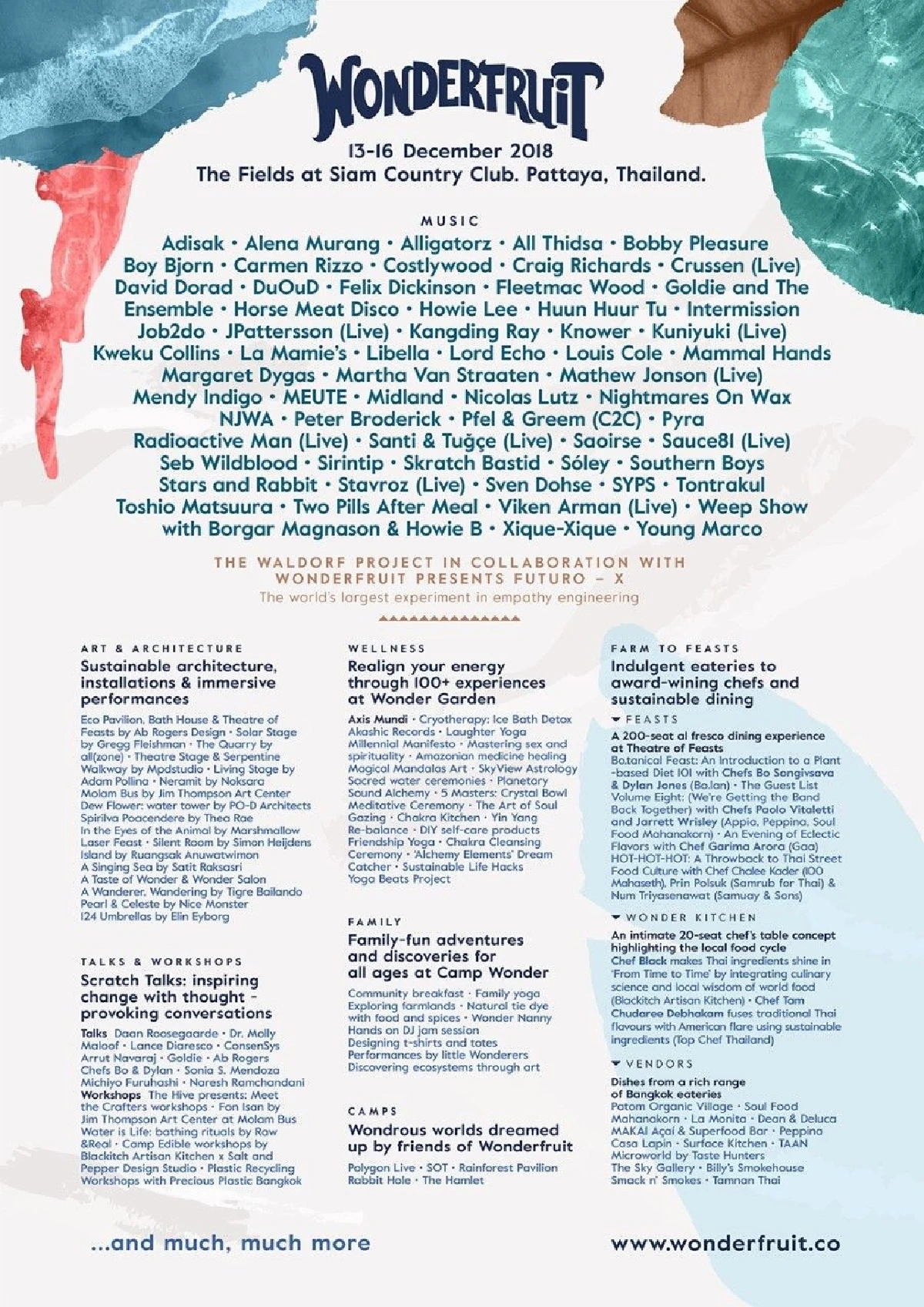 Wonderfruit 2018 เฟสติวัลใส่ใจโลกโดยคนไทย นับถอยหลังสู่งานปีที่ 5