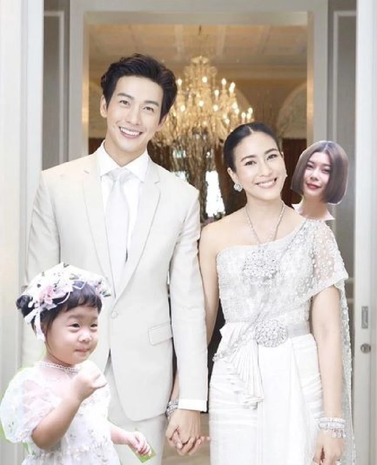 ไม่ไหวอย่าฝืน! น้องเป่าเปา ง่วงตาปรือ..ตื่นแต่เช้าไปงานแต่ง พุฒ-จุ๋ย