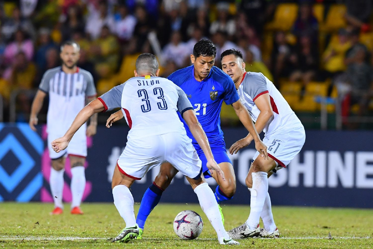 "ช้างศึก" โดนยิงท้ายเกมเจ๊าปินส์ 1-1 "ช้างศึก" โดนยิงท้ายเกมเจ๊าปินส์ 1-1