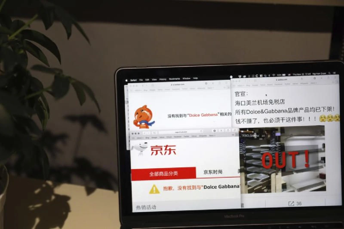 อีคอมเมิร์ซจีนถอดสินค้า D&G เซ่นปมหมิ่นวัฒนธรรม