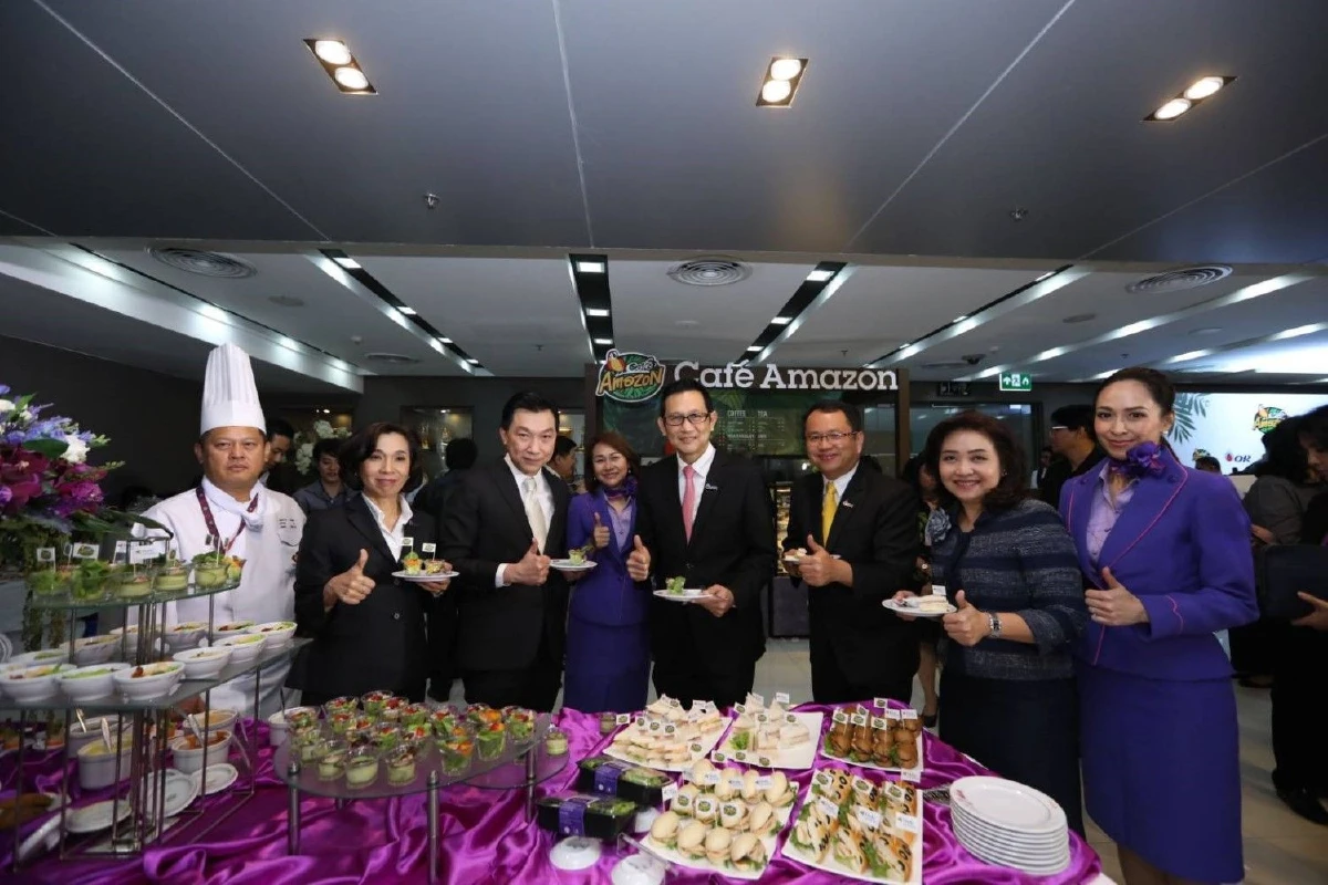 PTTOR จับมือ การบินไทย เป็นพันธมิตรวางจำหน่ายสินค้าในร้านCafe Amazon