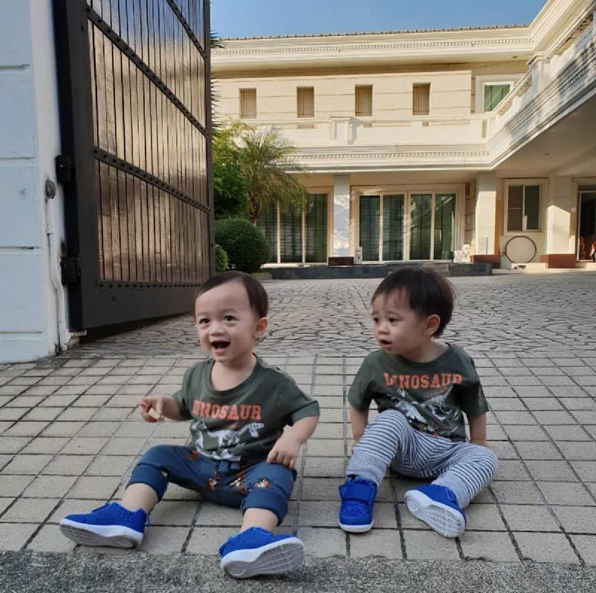 ซูมภาพบ้านหลังใหญ่ที่ “พ่อน็อต” พาลูกแฝด “สายฟ้า-พายุ” ไปเยี่ยมชม ก่อนย้ายเข้าอยู่