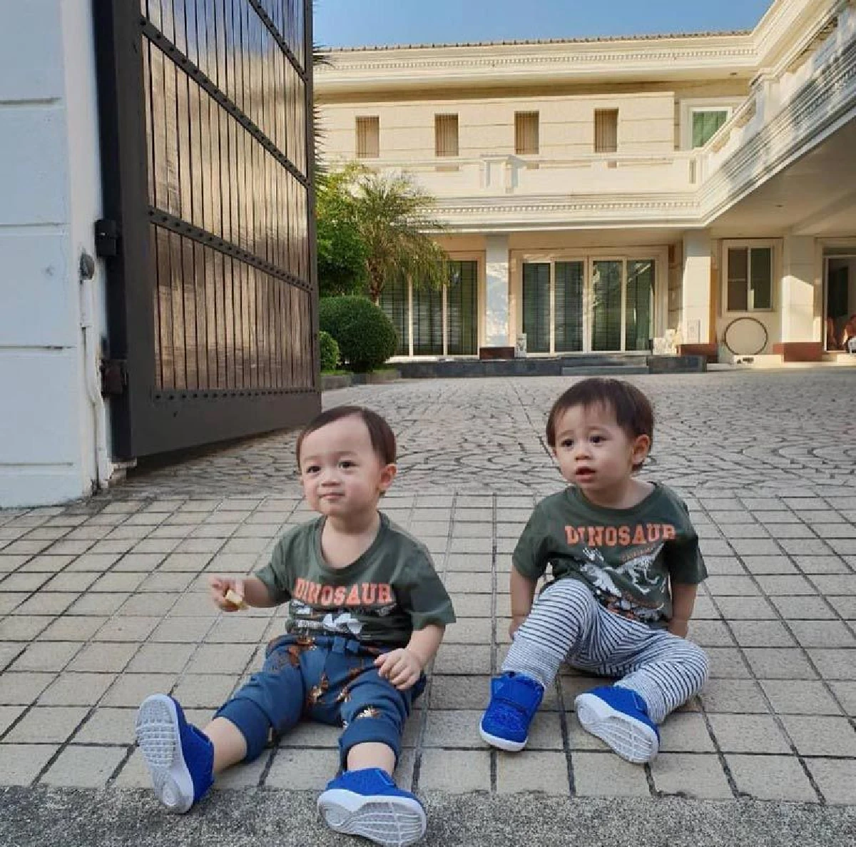 ซูมภาพบ้านหลังใหญ่ที่ “พ่อน็อต” พาลูกแฝด “สายฟ้า-พายุ” ไปเยี่ยมชม ก่อนย้ายเข้าอยู่