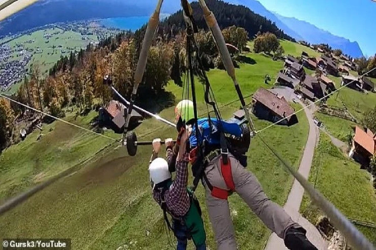 นักท่องเที่ยวหวิดดับ หลังเล่นเครื่องร่อนแต่ลืมเกี่ยวเข็มขัดนิรภัย