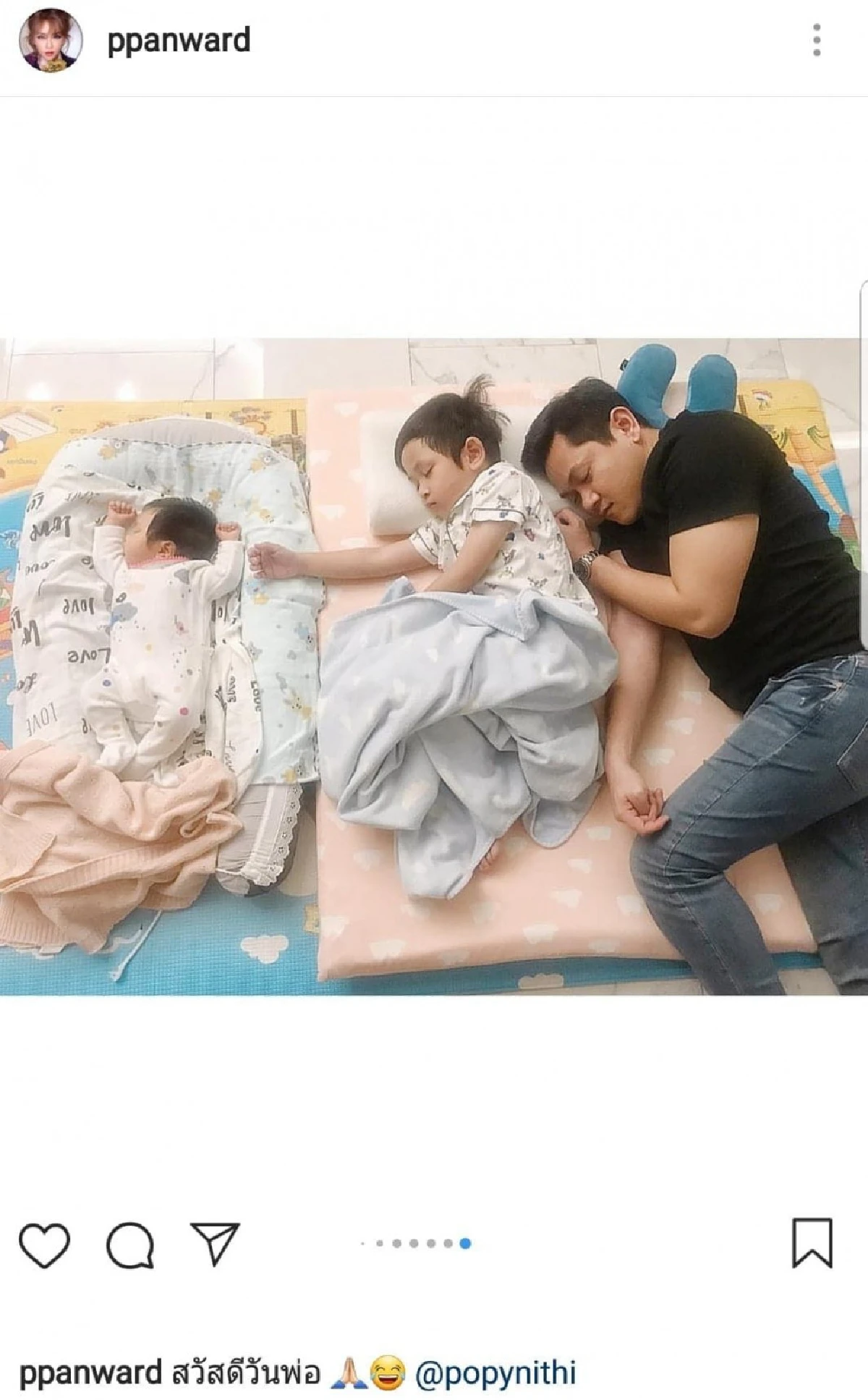 ภาพอบอุ่น...เหล่าคนบันเทิงลงรูปพ่อ-ลูกสุดน่ารักต้อนรับวันพ่อ 2561