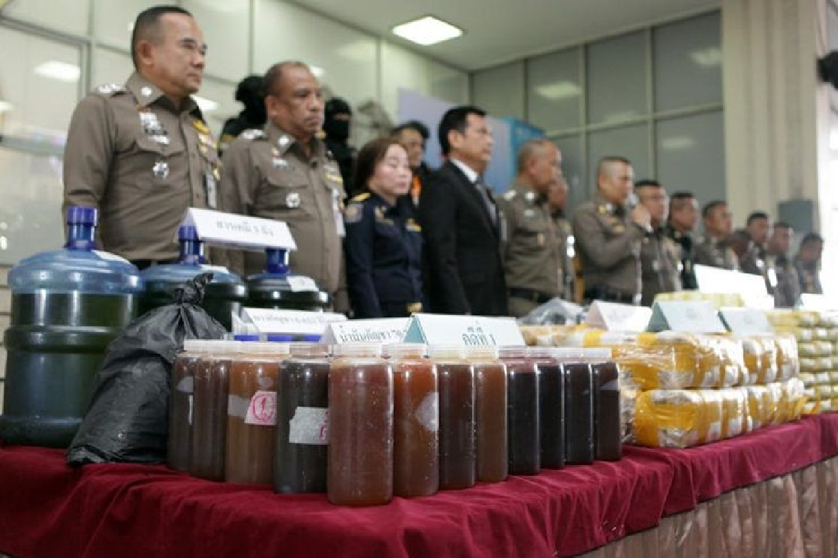 ปส.บุกทลายโรงงานผลิตน้ำมันกัญชารายใหญ่ส่งขายต่างประเทศ ปส.บุกทลายโรงงานผลิตน้ำมันกัญชารายใหญ่ส่งขายต่างประเทศ