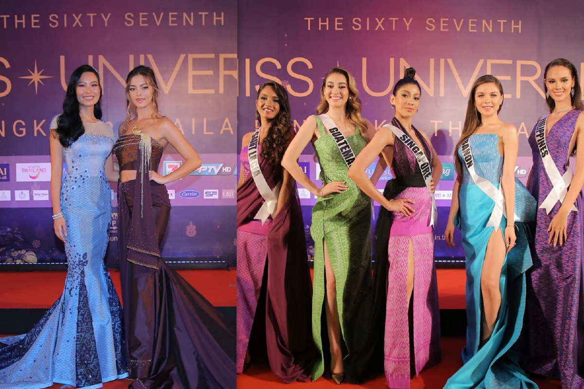 สาวงามผู้เข้าประกวดมิสยูนิเวิร์ส 2018 อวดโฉมชุดผ้าไหมไทยสุดอลังการ สาวงามผู้เข้าประกวดมิสยูนิเวิร์ส 2018 อวดโฉมชุดผ้าไหมไทยสุดอลังการ
