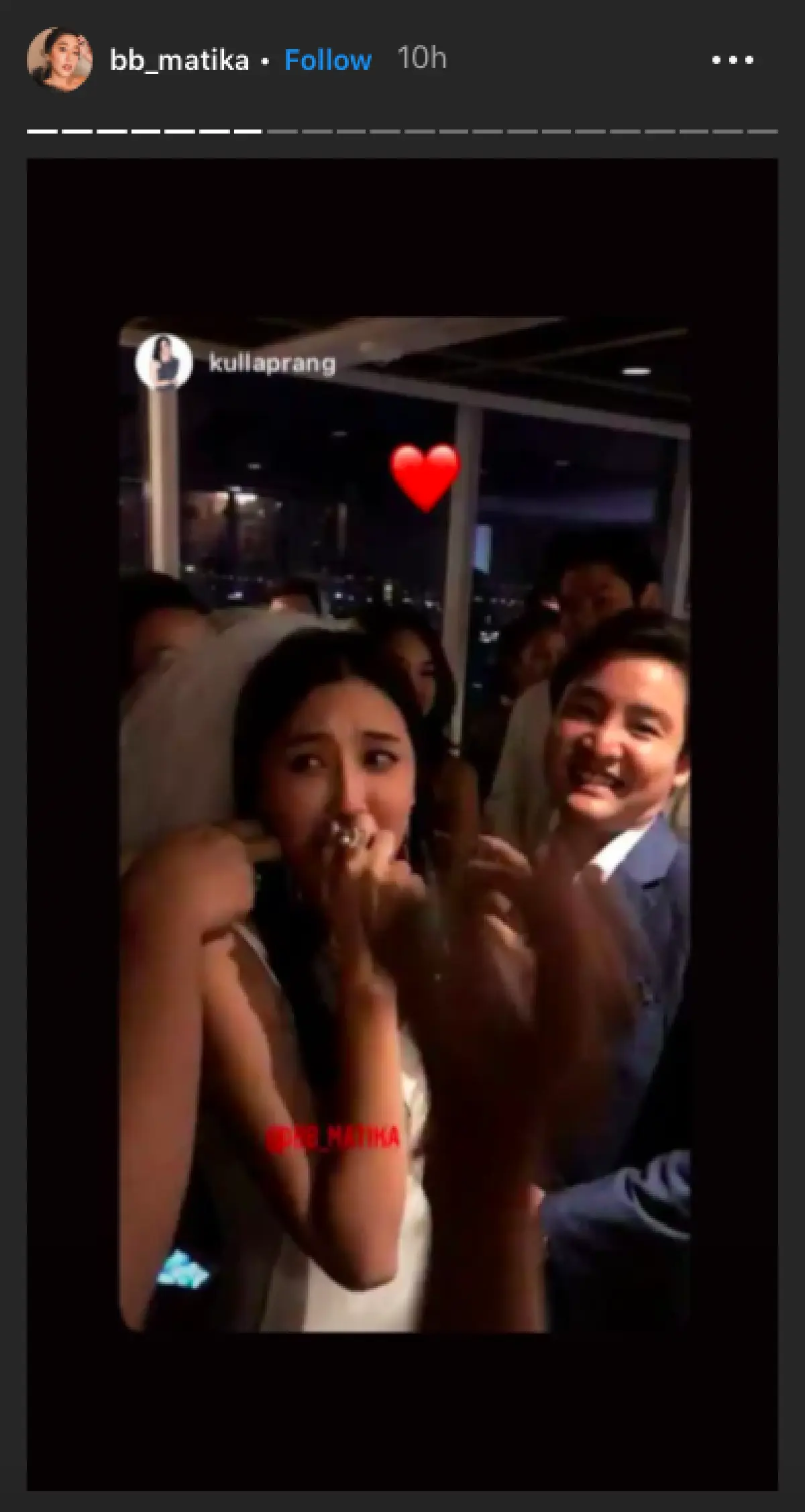 8 ปีที่รอคอย! “บี มาติกา” ถูกแฟนหนุ่ม ”ไฮโซกร” ทำเซอร์ไพรส์คุกเข่าขอแต่งงาน