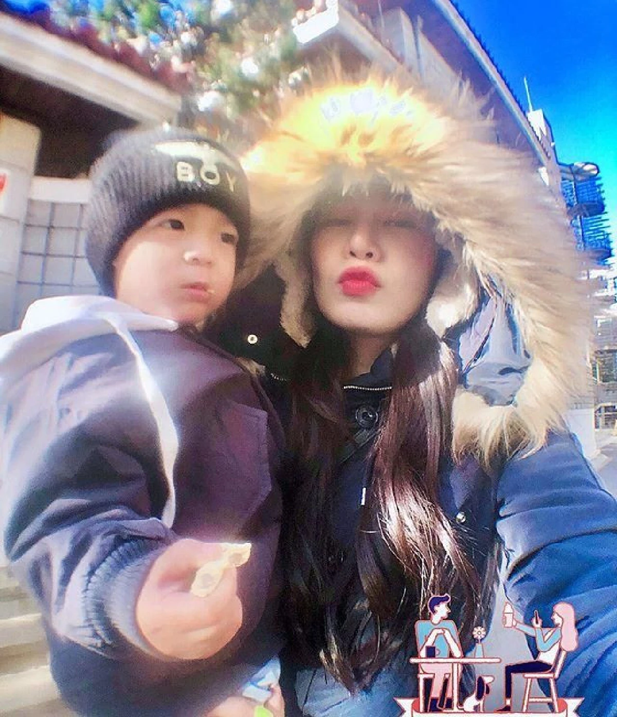 แพท ณปภา พา น้องเรซซิ่ง รับลมหนาวเกาหลี แฮปปี้ตามประสาแม่ลูก