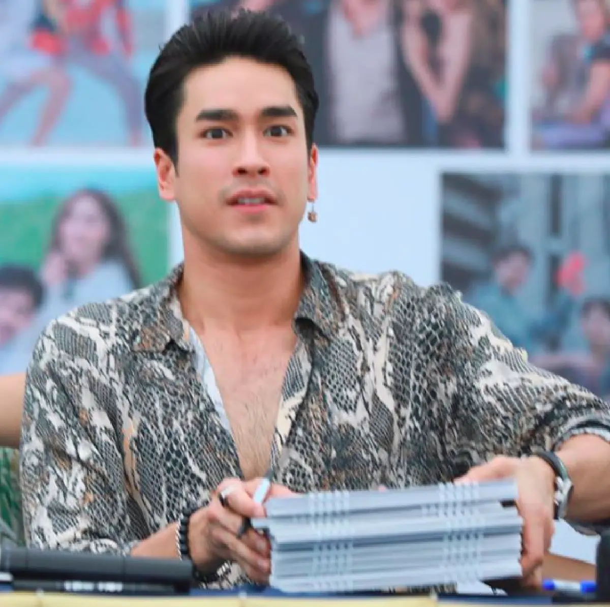 โอปป้ามาเอง! "ณเดชน์ คูกิมิยะ” กับลุคแบบแบดบอย ปลดกระดุมเสื้อ ใส่ตุ้มหูห้อย