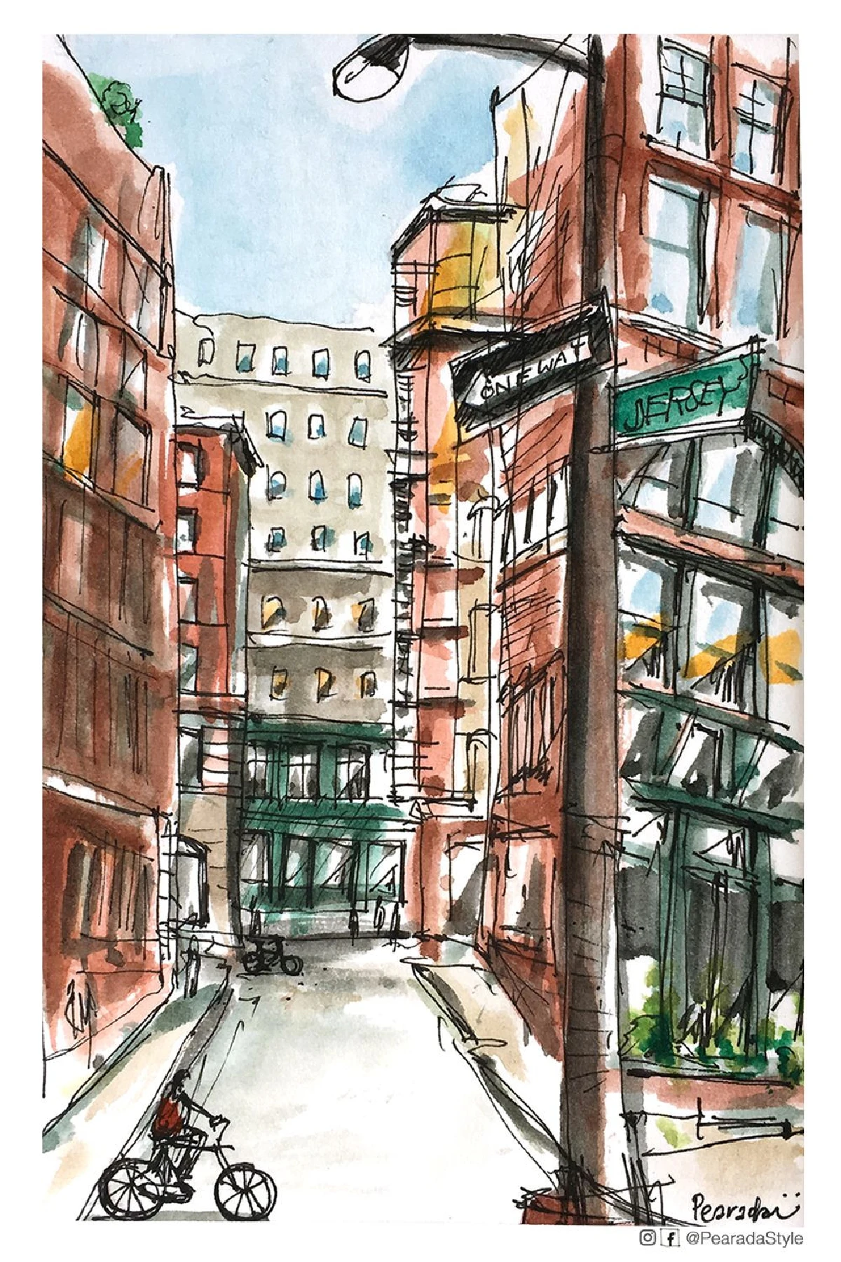 บันทึกสีน้ำ พีรดา ชีพสัตยากร