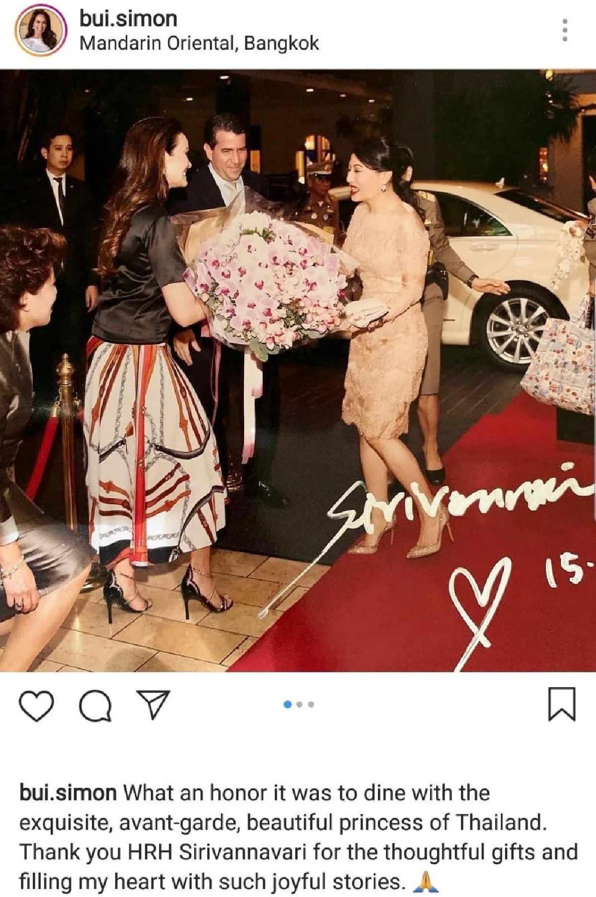 “ปุ๋ย ภรณ์ทิพย์” ปลื้มปิติ! "พระองค์หญิงฯ” ประทานพระวโรกาสให้เฝ้ารับประทานเลี้ยงส่วนพระองค์