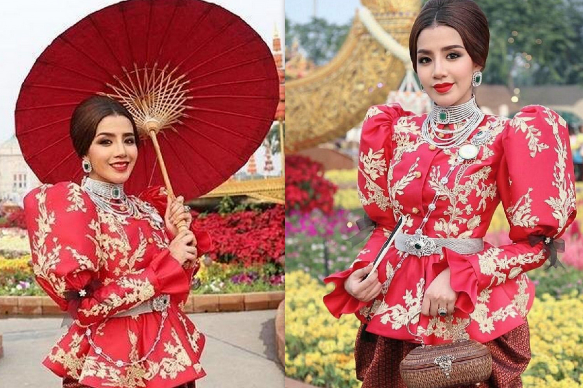 ใบเตย อาร์สยาม สวมชุดไทยสวยเรียบร้อย แต่ก็แซ่บได้ด้วยสีปากแดงๆ ใบเตย อาร์สยาม สวมชุดไทยสวยเรียบร้อย แต่ก็แซ่บได้ด้วยสีปากแดงๆ