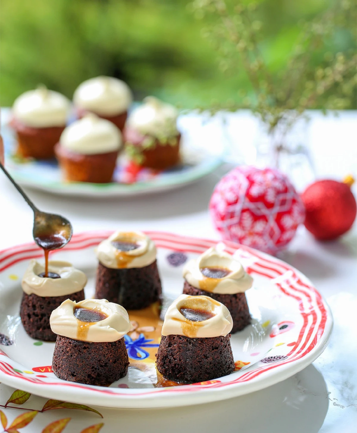 Festive 2018 Black Beer Cake with Butter Beer Frosting