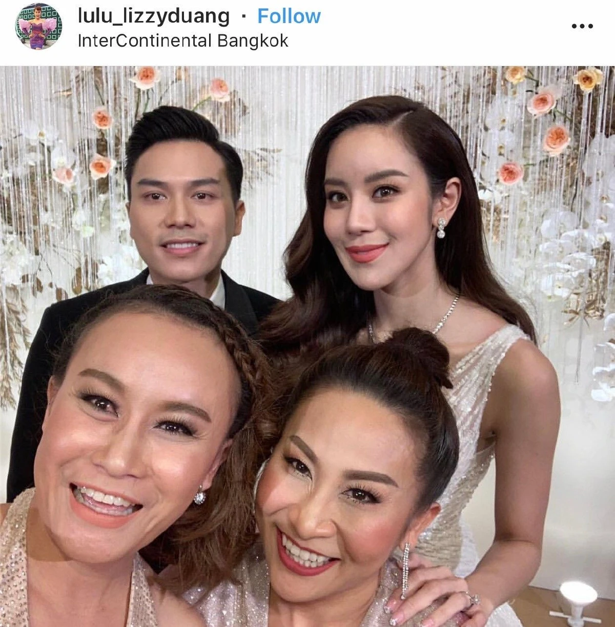 เป็นฝั่งเป็นฝา! ขนมจีน ควง ไฮโซเคน ฉลองวิวาห์สุดโรแมนติก