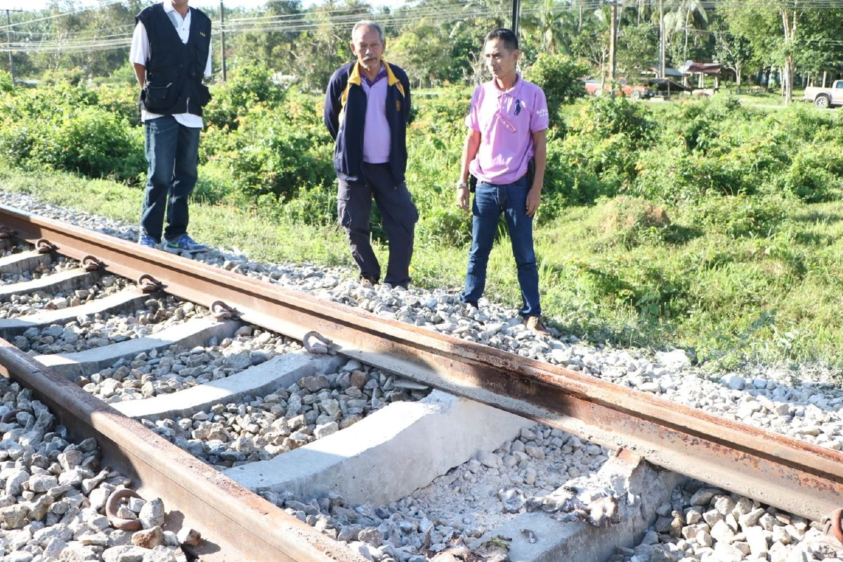 นราฯป่วนบึ้มรางรถไฟเสียหายพบเป็นระเบิดชนิดเดียวกับเหตุป่วน4อำเภอ