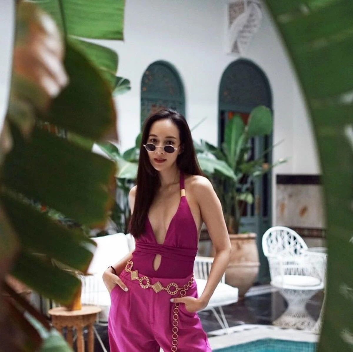 “หยาด-มิ้นท์” แท็กทีมอวดหุ่นแซ่บในชุดว่ายน้ำทำเอาโมร็อกโกไฟแทบลุก