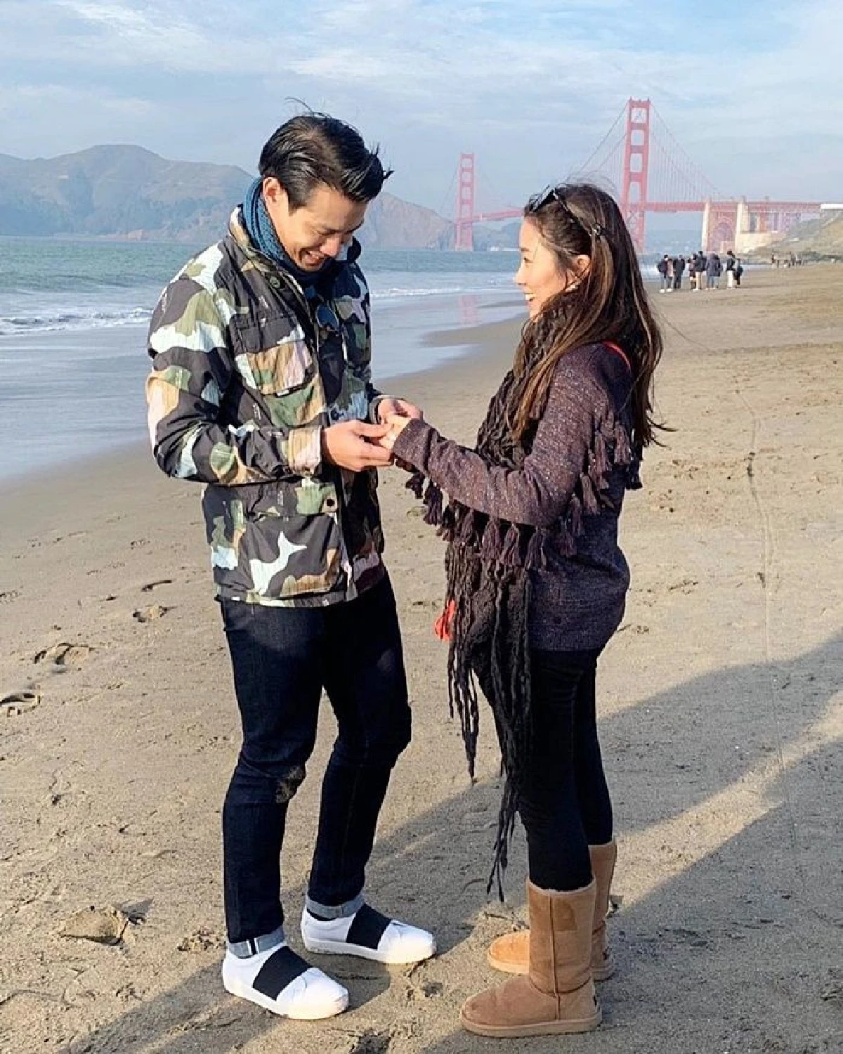 "ณัฏฐ์ เทพหัสดินฯ" คุกเข่าขอ “นาน่า” แต่งงาน ริมทะเลซานฟรานซิสโก