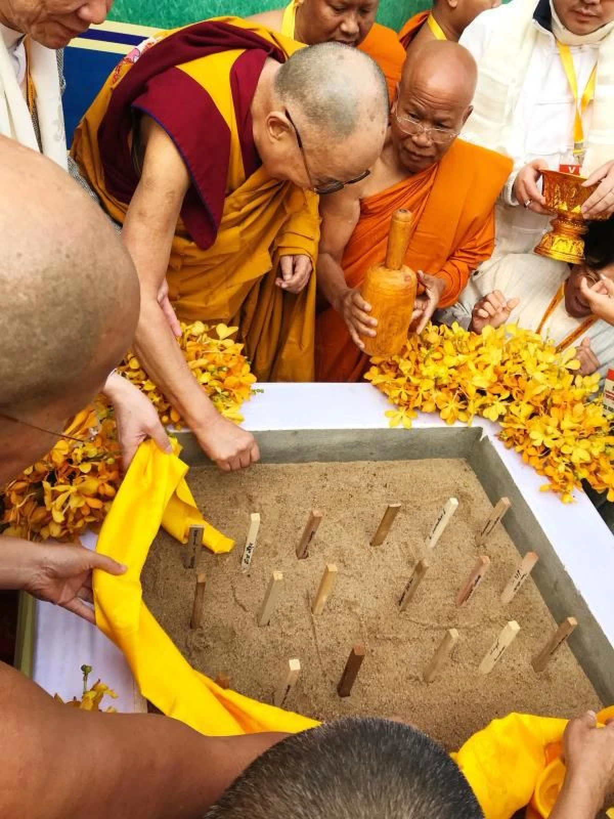 ดาไลลามะ วางศิลาฤกษ์ พิพิธภัณฑ์วัดป่าพุทธคยา