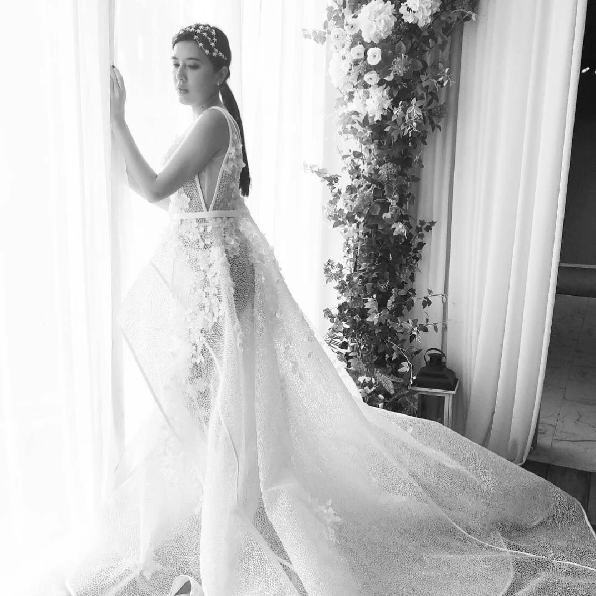 ลงจากคานทั้งที! บี มาติกา บินลองชุดเจ้าสาวที่เกาหลี จัดเต็มความสวยอลังการ